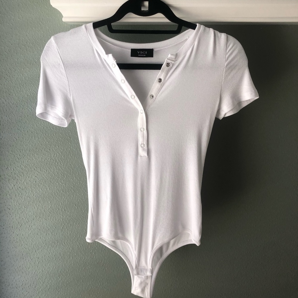 NBW VICI button down bodysuit